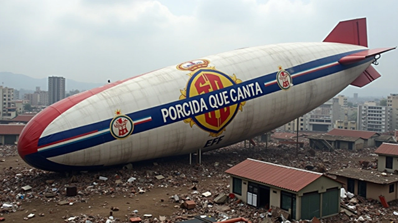 Dirigível Promocional do São Paulo FC Cai em Osasco; Veja Detalhes