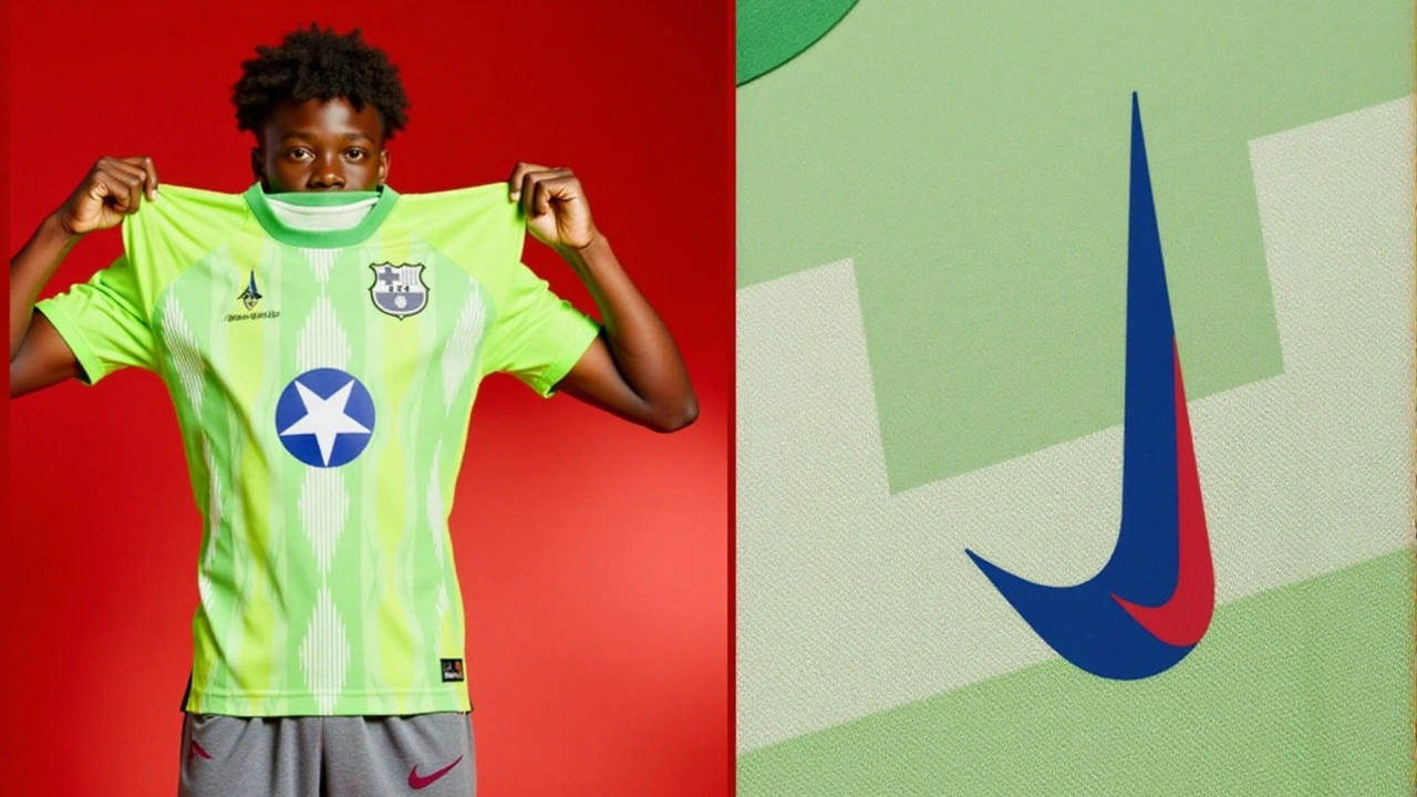 Nike Revela Nova Terceira Camisa do Barcelona com Swoosh Vertical e Cor Verde