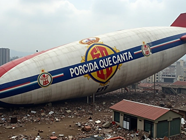 Dirigível Promocional do São Paulo FC Cai em Osasco; Veja Detalhes