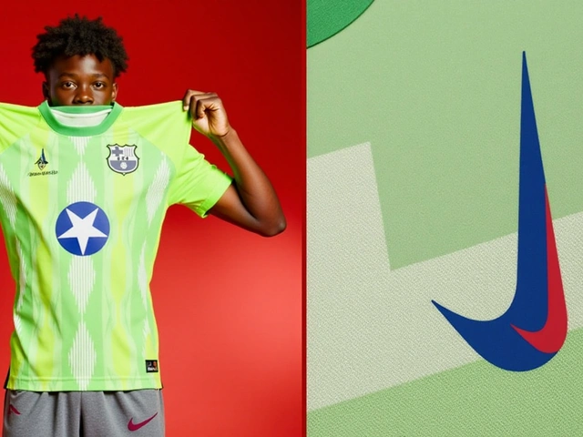 Nike Revela Nova Terceira Camisa do Barcelona com Swoosh Vertical e Cor Verde